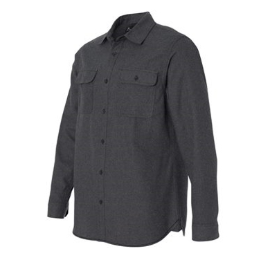 Burnside Extra Soft Solid Flannel - Charcoal