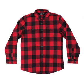 Legendary Burnside Two-Pocket Soft Touch Flannel - Red