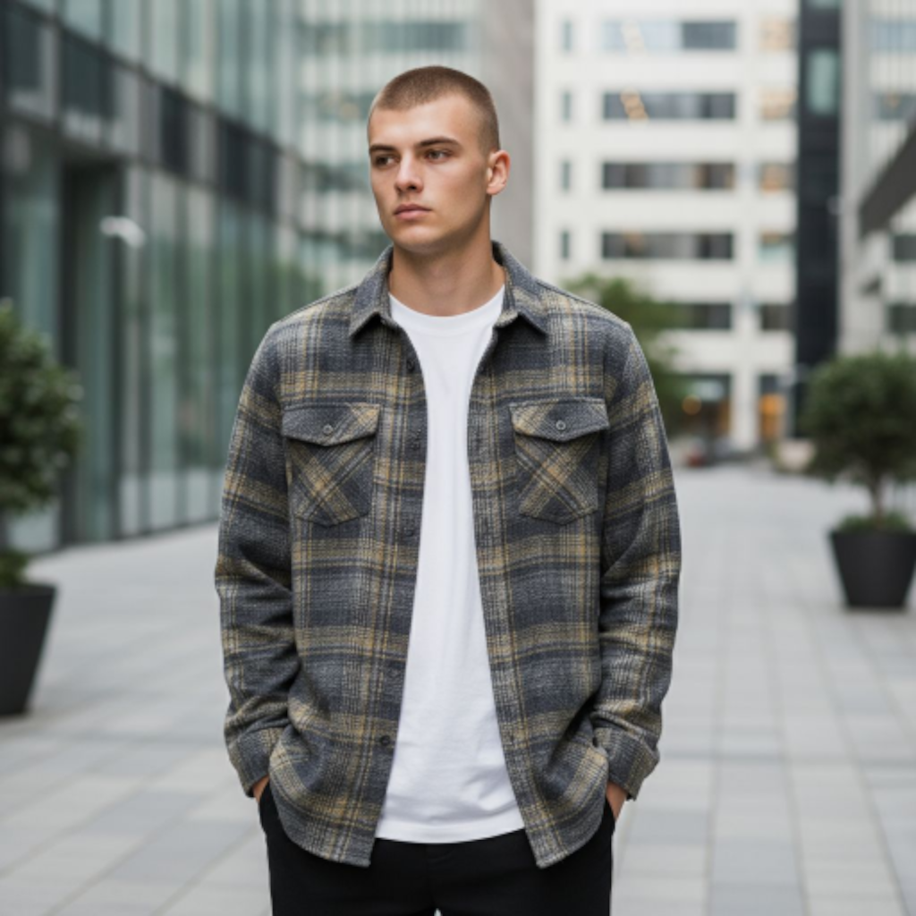 Fair Flannel By Ocean Fashion™ – Limited Edition – Heather Charcoal